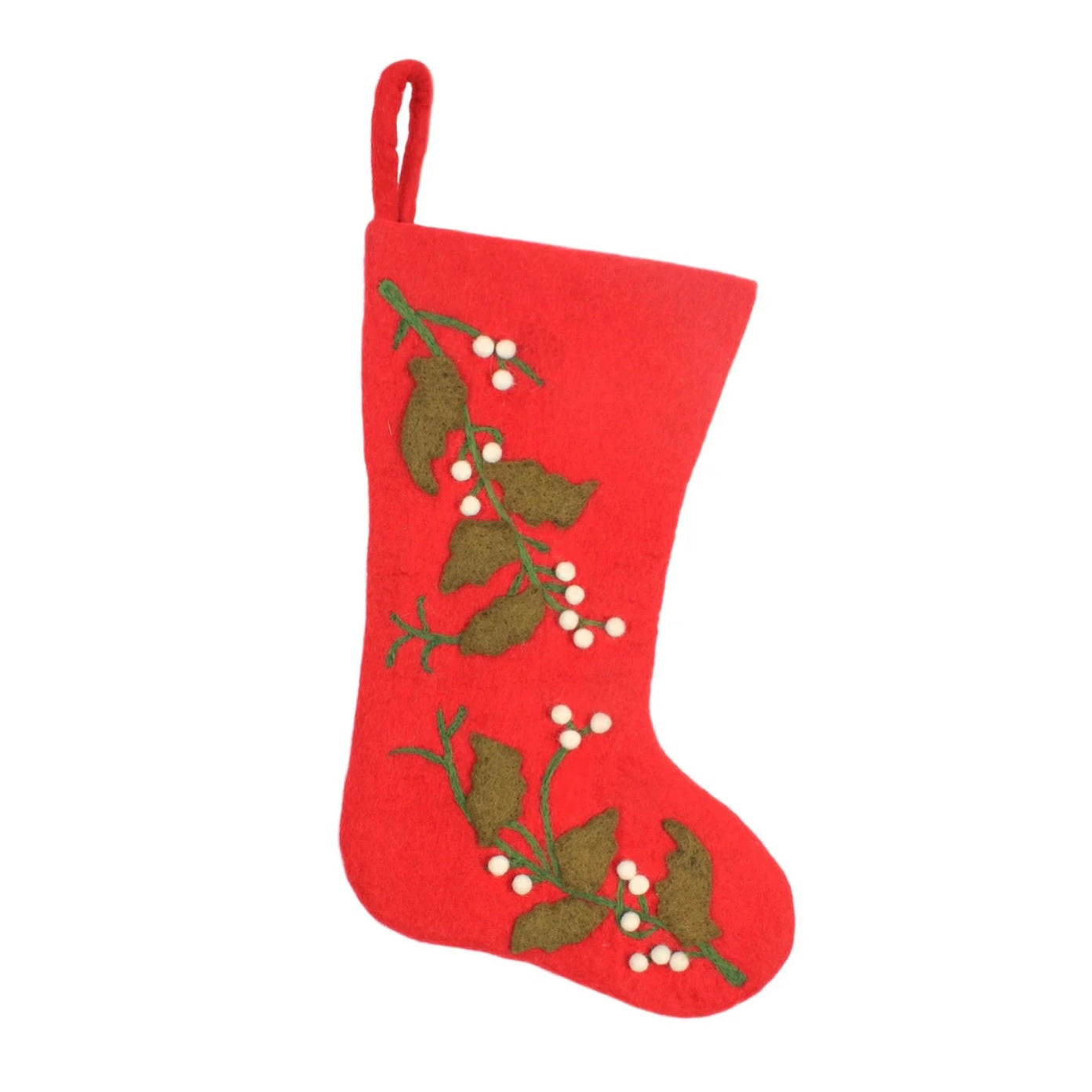 Hamro Felted Wool Holiday Stockings