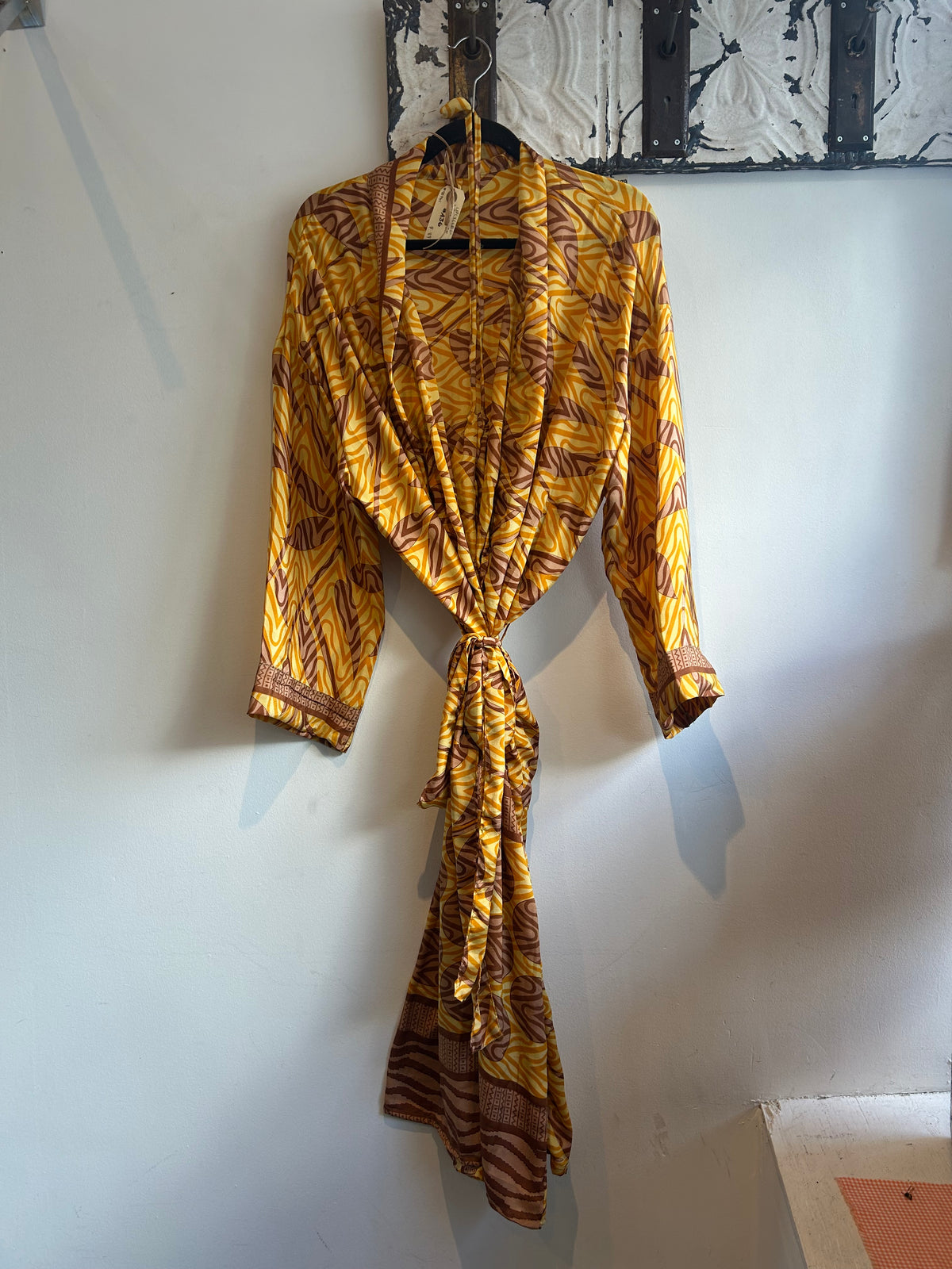 Upcycled Sari Robe - Long #A36