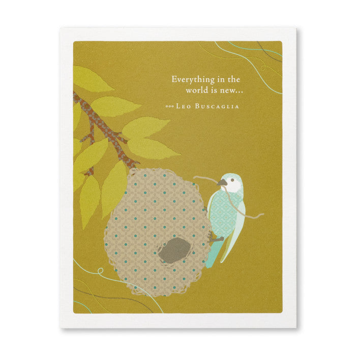 Positively Green Card - In The World (Buscaglia) - New Home