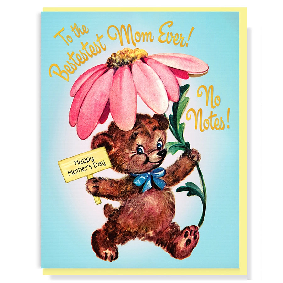 Smitten Kitten Card - Bestest Mom Ever