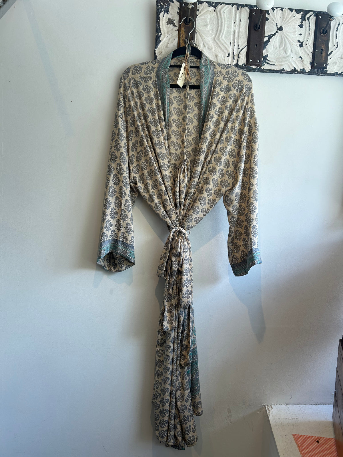 Upcycled Sari Robe - Long #A27