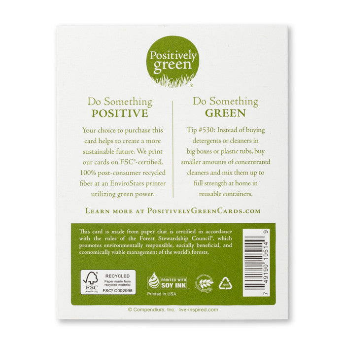 Positively Green Card - Home Is Best (Tusser) - New Home