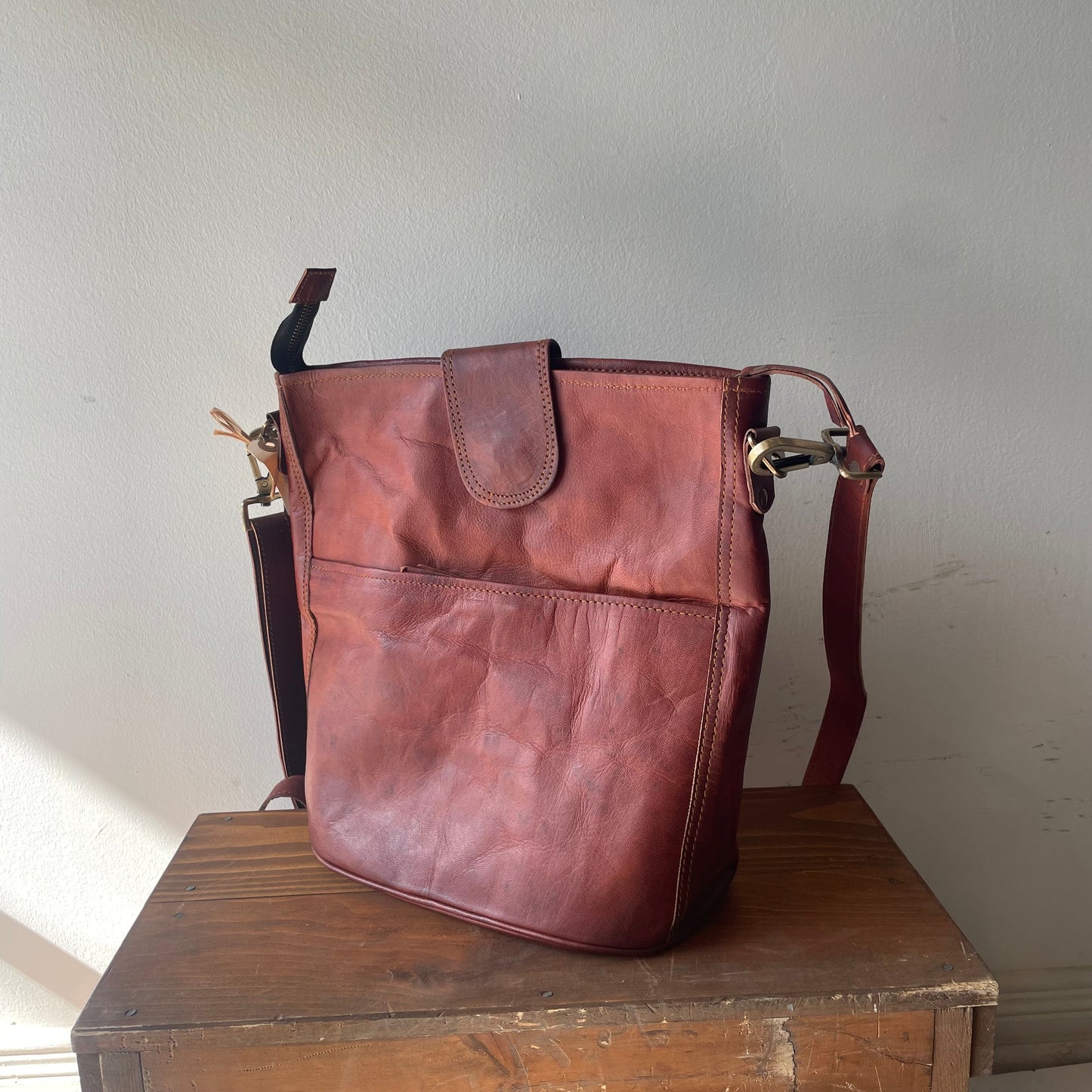 Hand Crafted Leather Bucket Bags