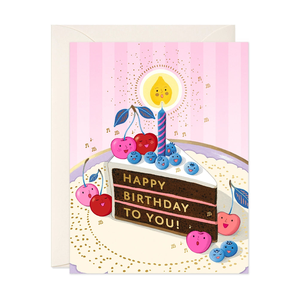 JooJoo Paper Card - Birthday Cake