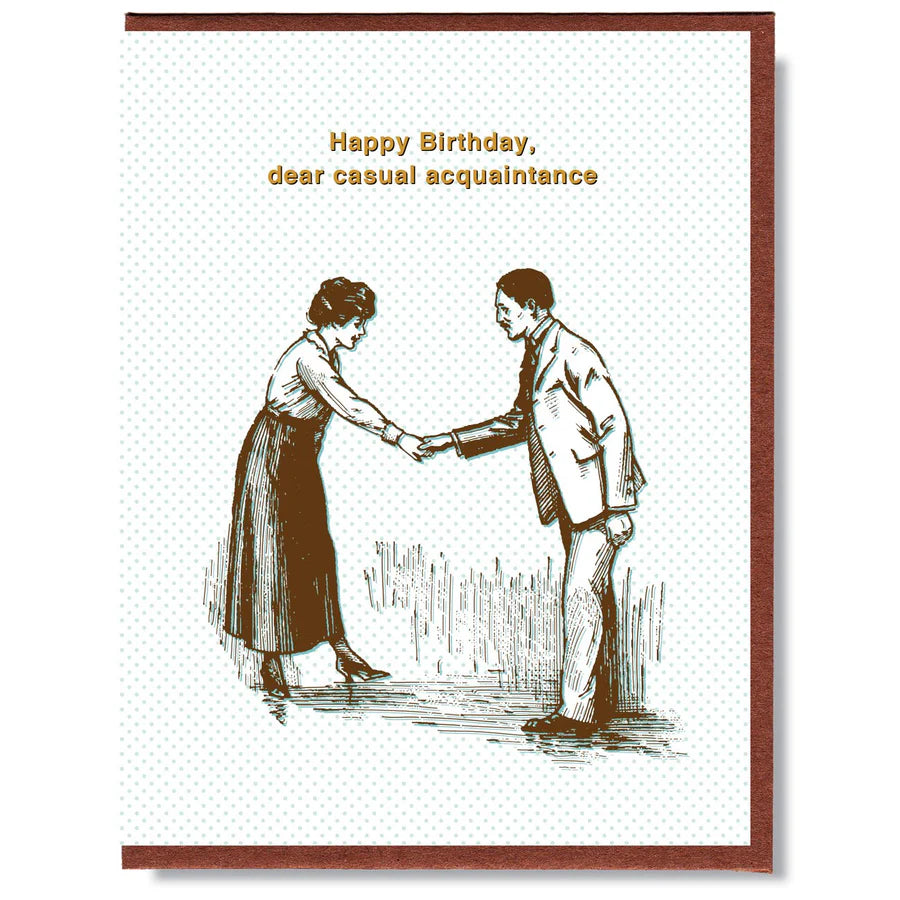 Smitten Kitten Card - Dear Casual Acquaintance