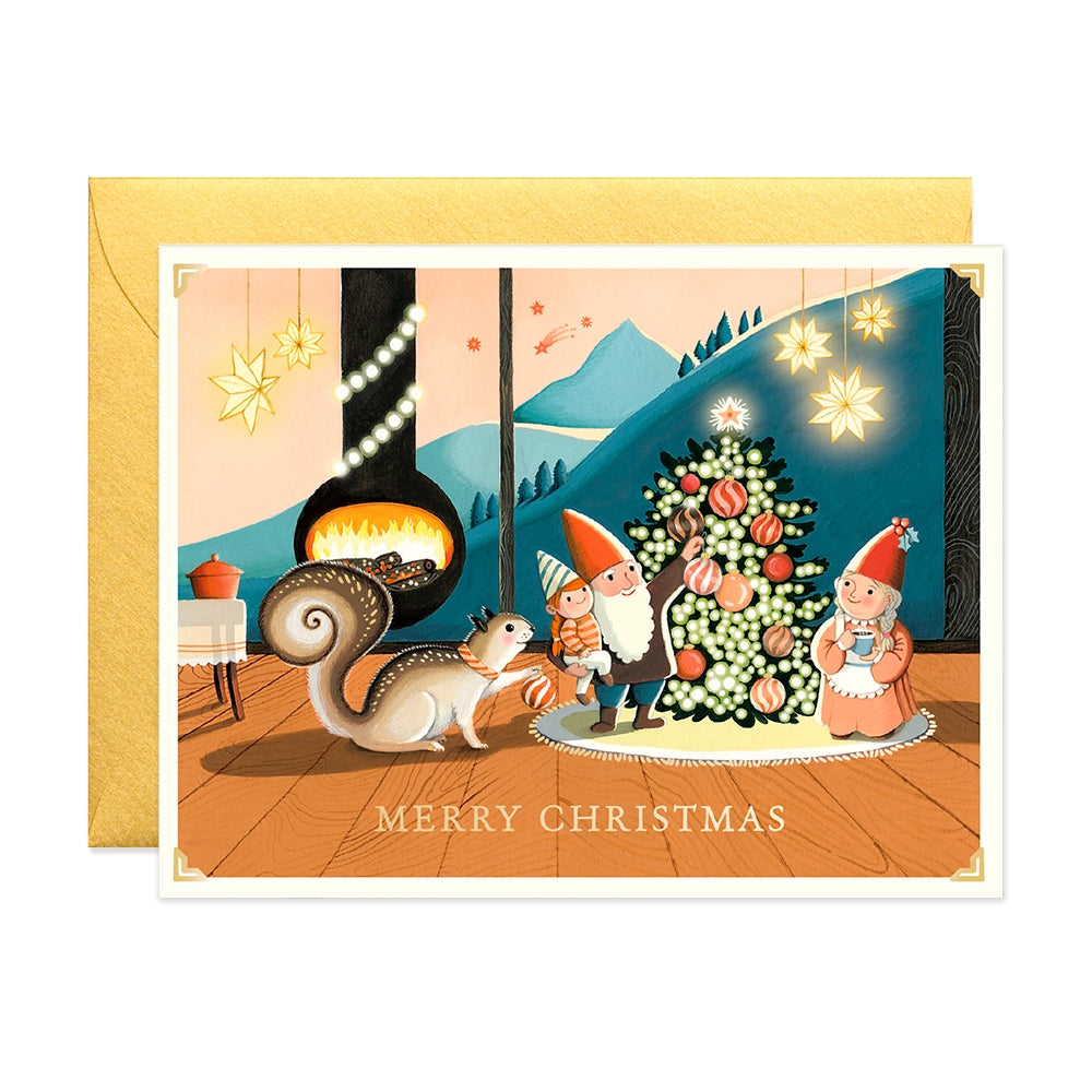 JooJoo Paper Card - Gnome Christmas