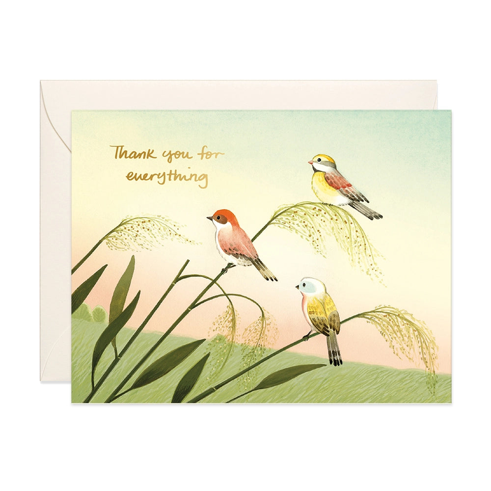 JooJoo Paper Card - Thank You Birds