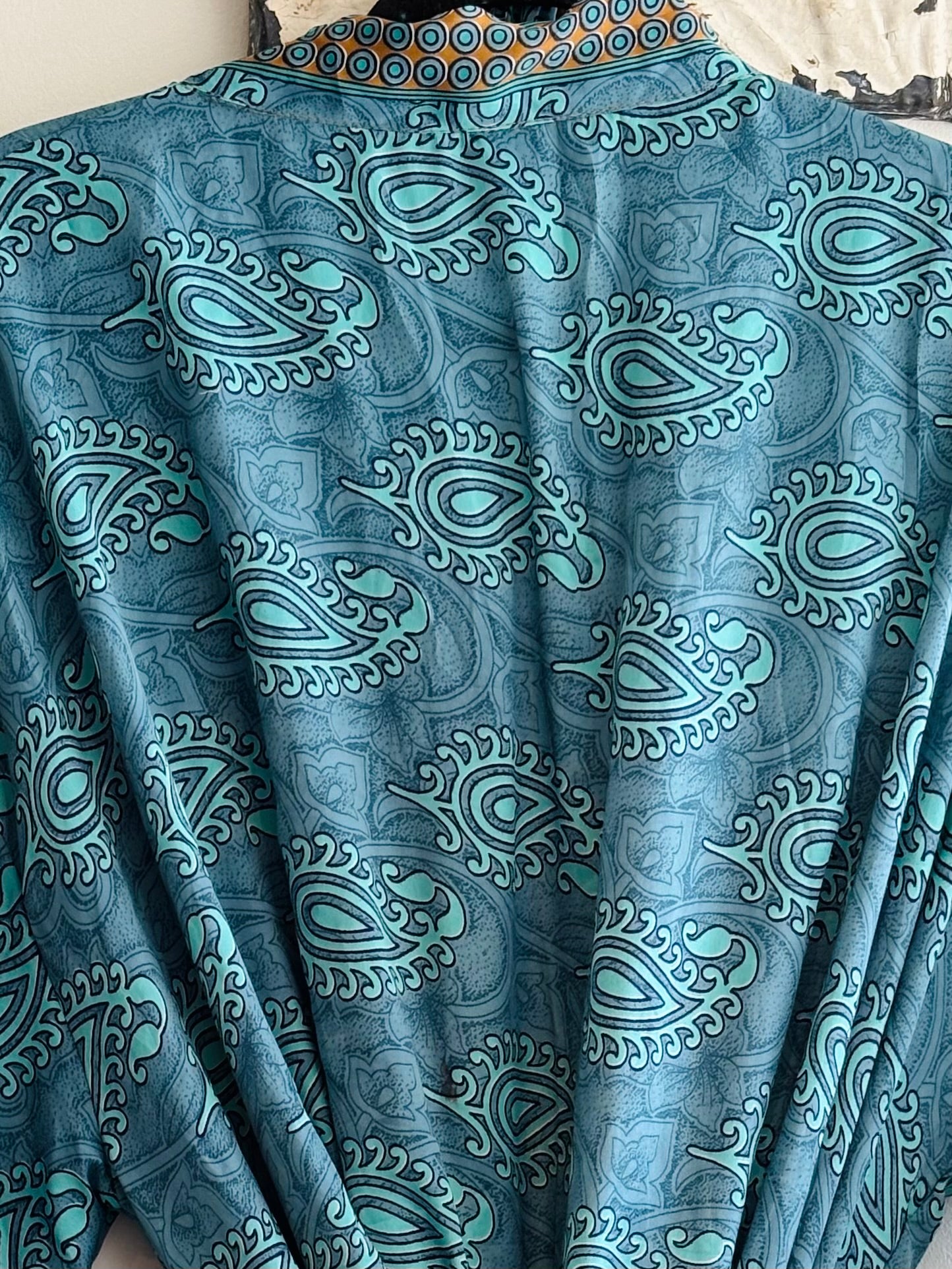 Upcycled Sari Robe - Long #B18