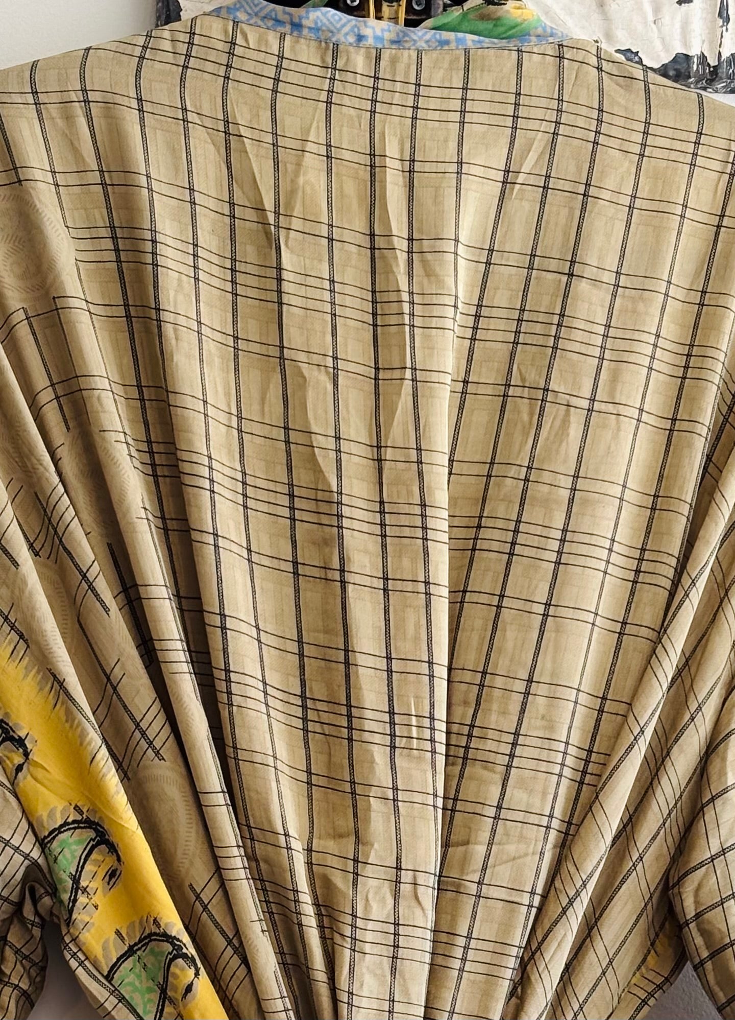Upcycled Sari Robe - Long #B20