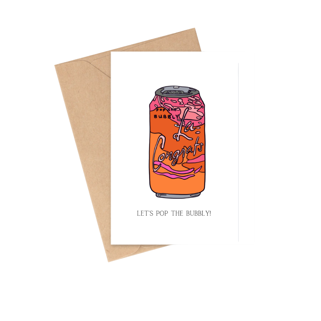 Studio CJOY Card - Pop The Bubbly