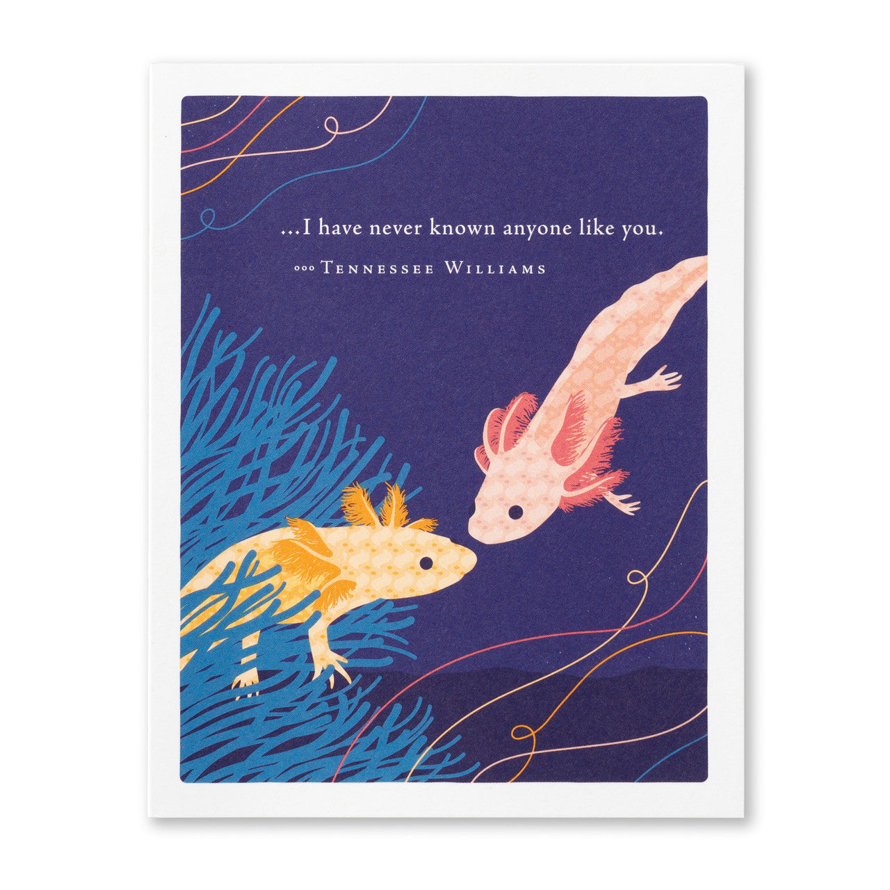 Positively Green Card - Never known anyone like you - Friendship (Williams)