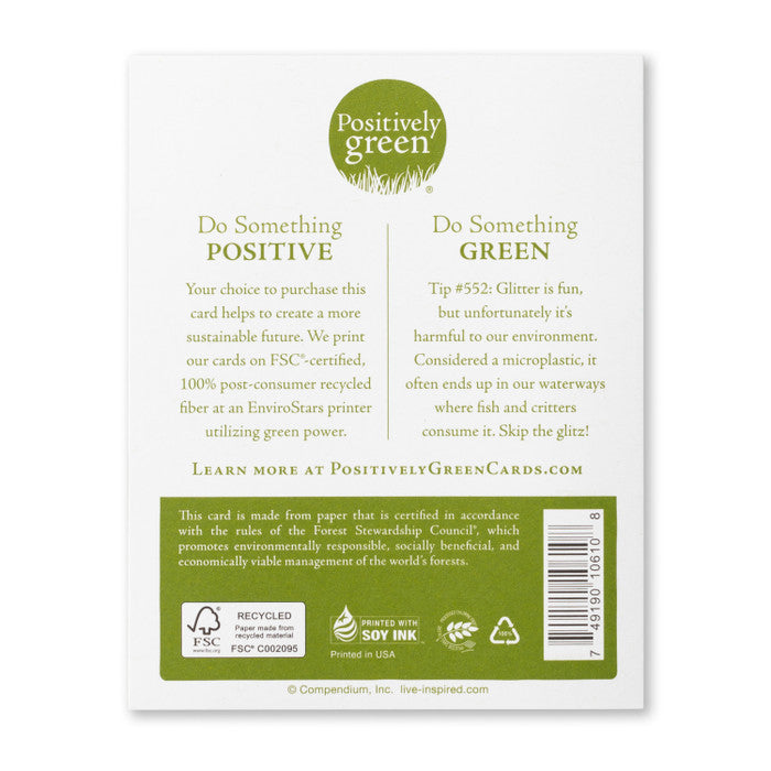 Positively Green Card - Made of Magic - Birthday (Burnett)