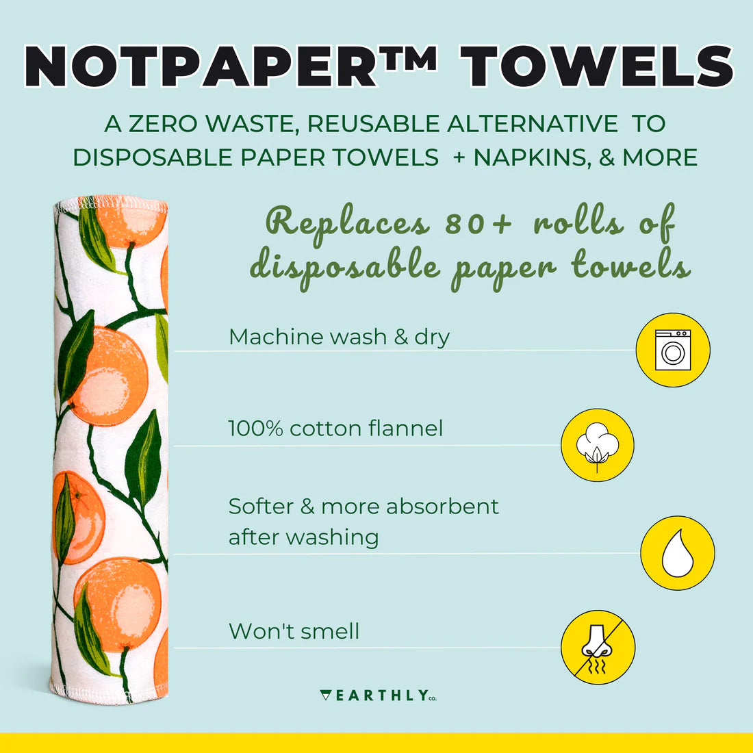 Earthy Notpaper Towels (10 pack)