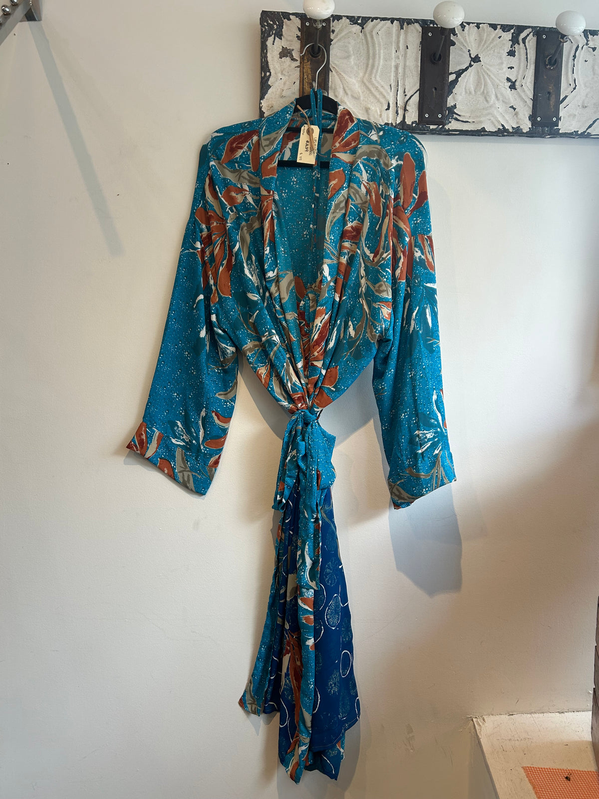 Upcycled Sari Robe - Long #A39