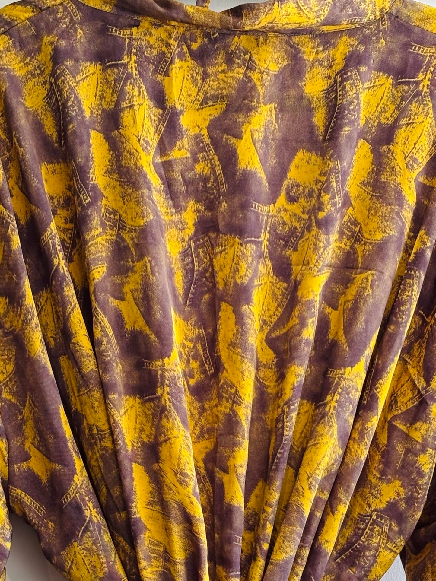 Upcycled Sari Robe - Long #B24