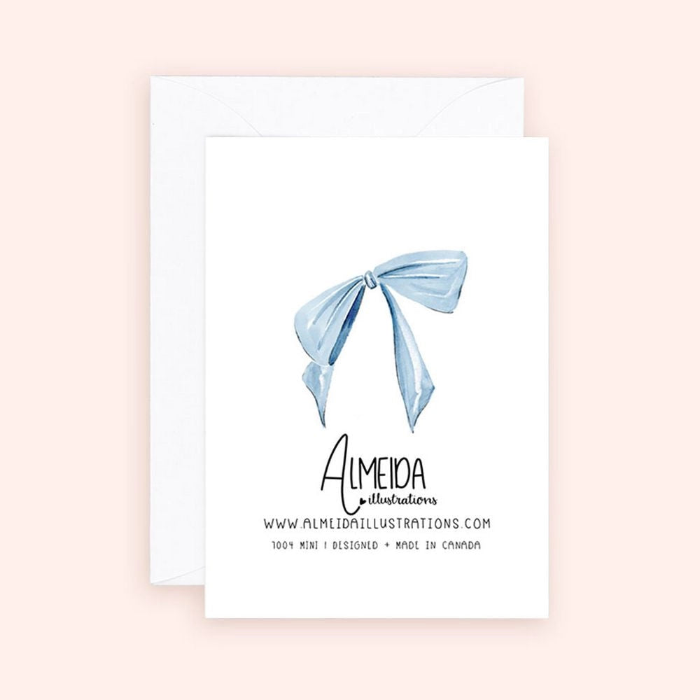 Almeida Illustrations Mini Card - Congrats Newlyweds