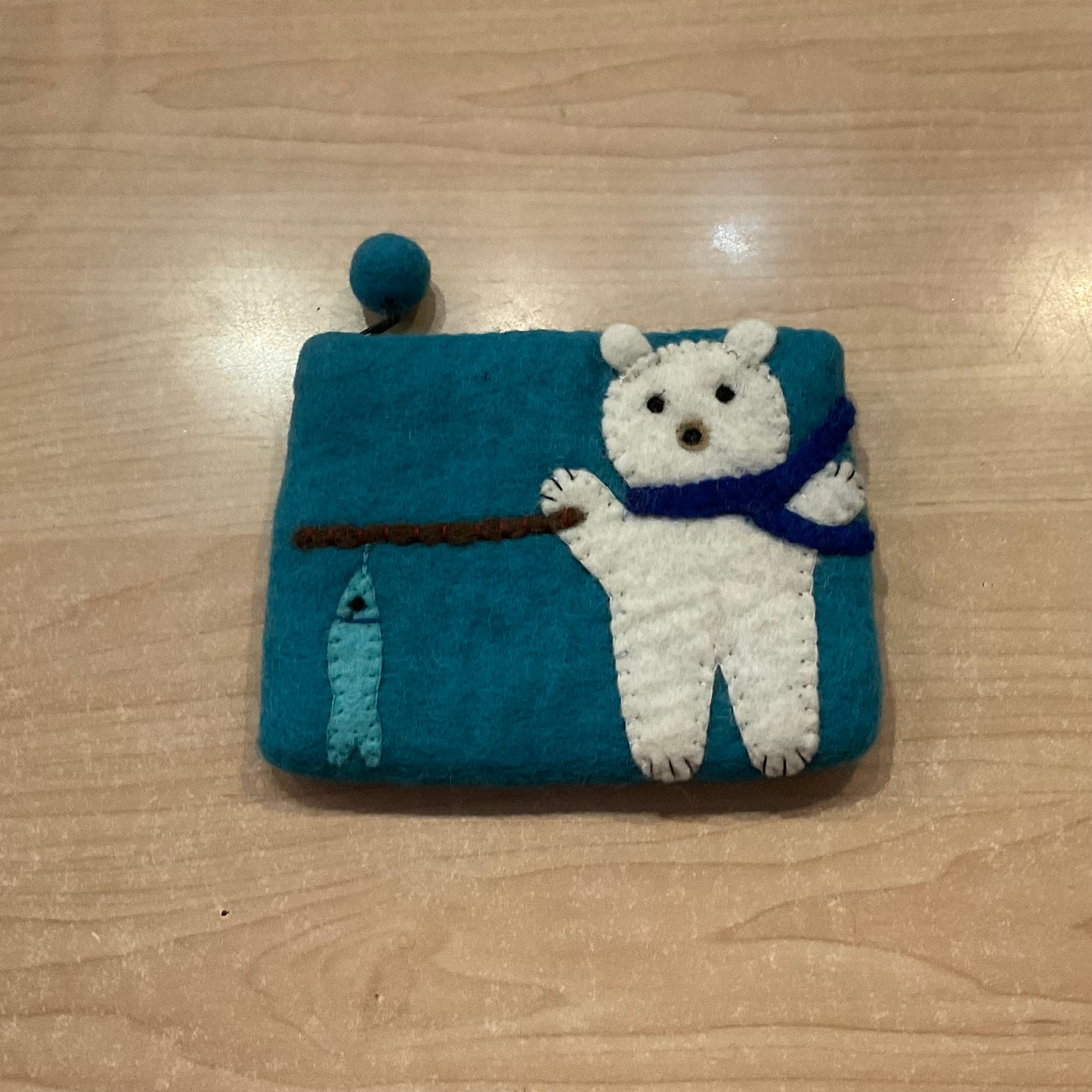 Hamro Felted Wool Coin Purse - Animals