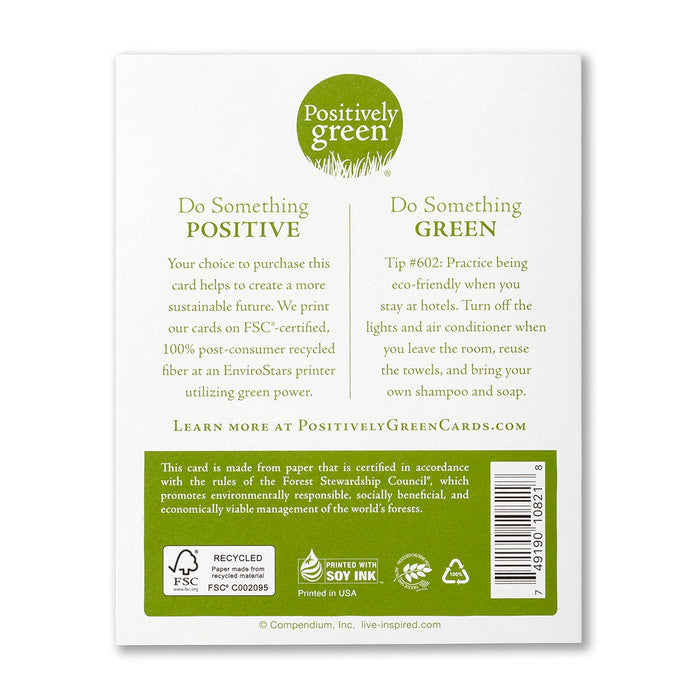 Positively Green Card - Enjoy more, experience more - Retirement (Nin)
