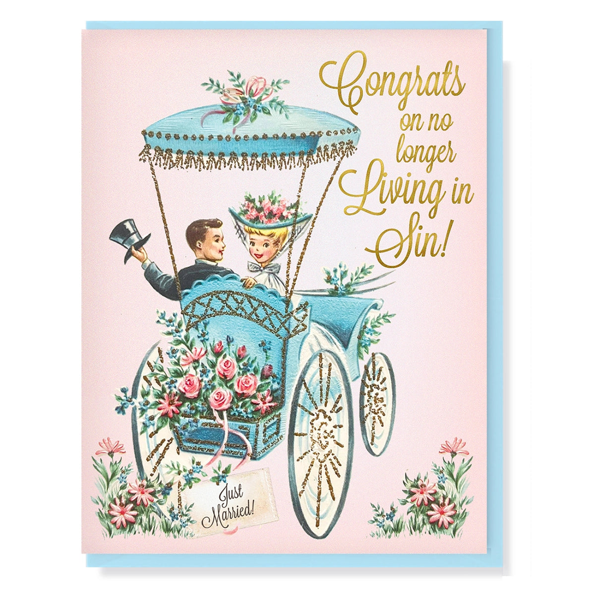 Smitten Kitten Card - Living In Sin