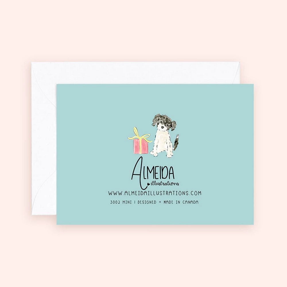 Almeida Illustrations Mini Card - Time To Celebrate