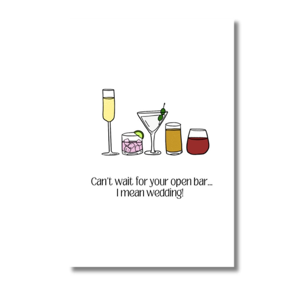 Studio CJOY Card - Open Bar
