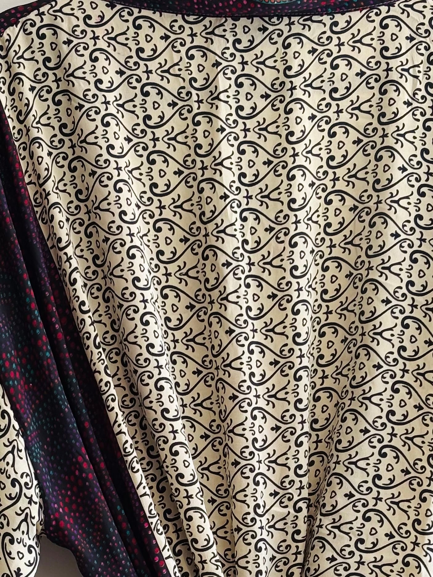 Upcycled Sari Robe - Long #B19