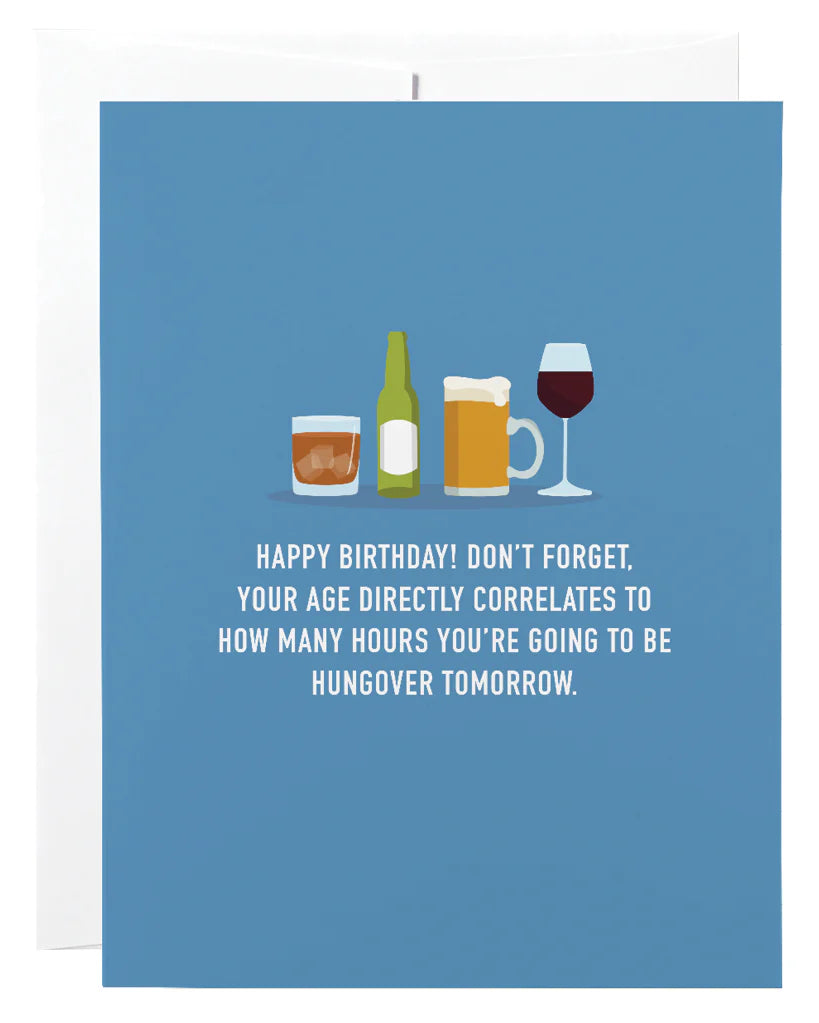 Classy Cards - Age Hangover