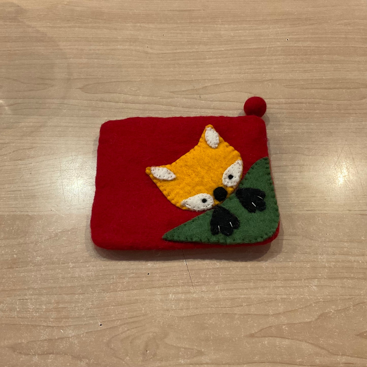 Hamro Felted Wool Coin Purse - Animals