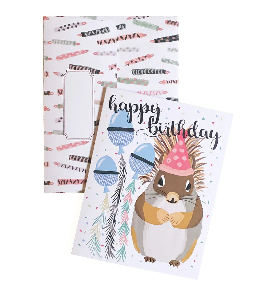 Artistry Card - Birthday Squirrel