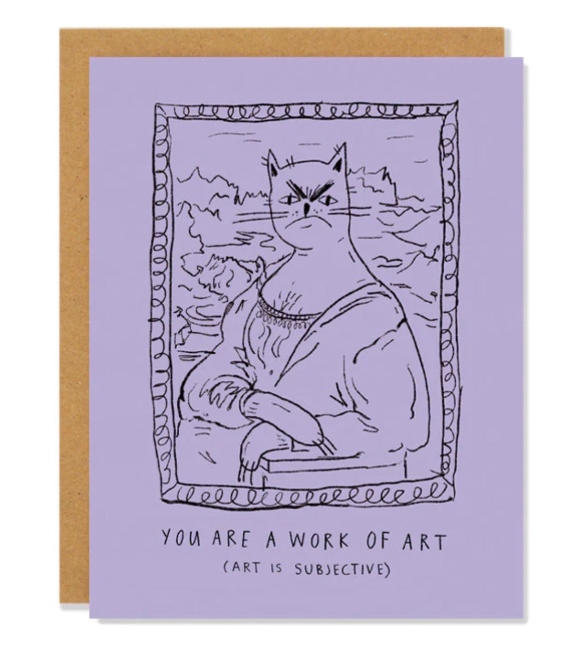 Badger and Burke Card - Work of Art