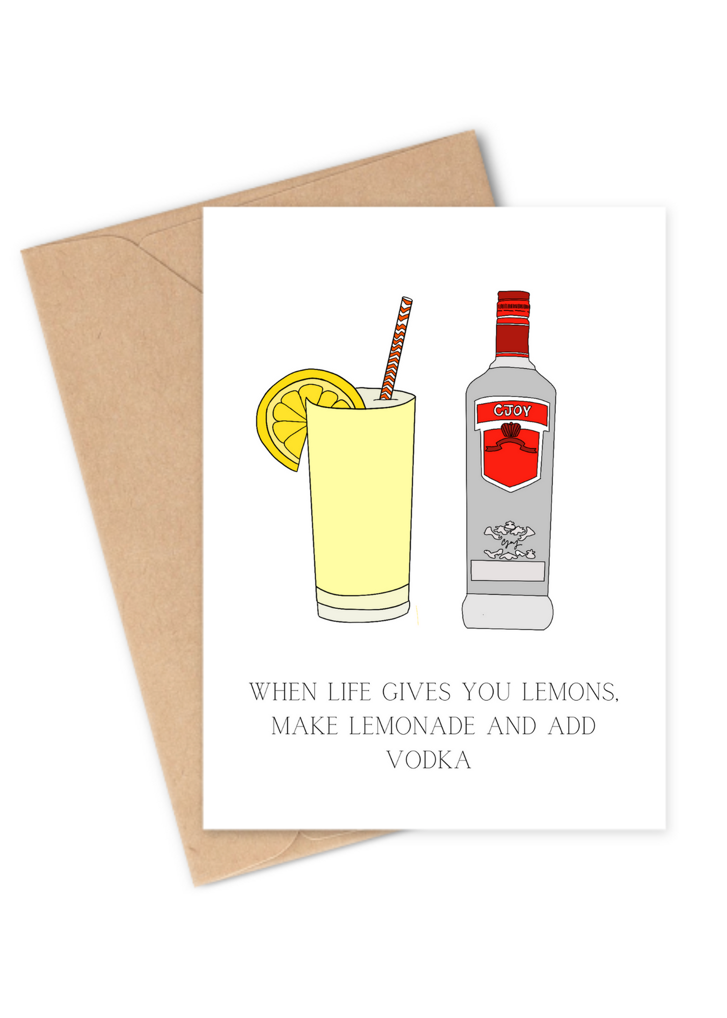 Studio CJOY Card - Lemonade & Vodka