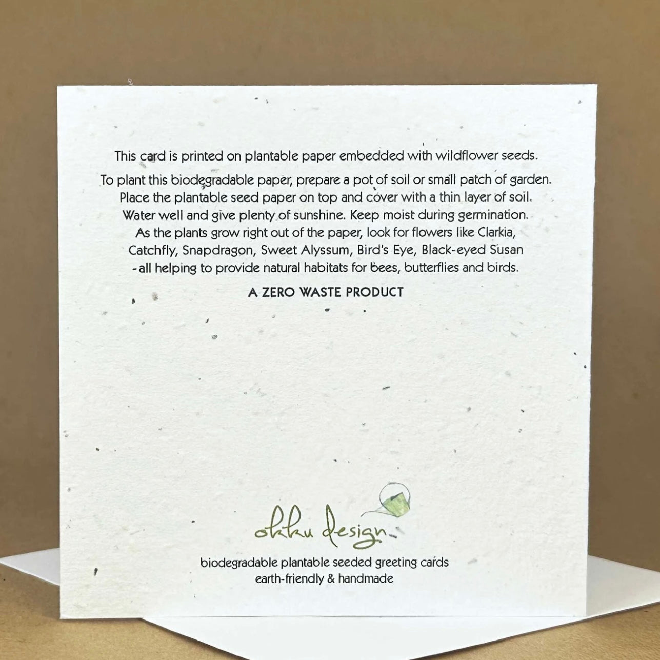 Okku Plantable Card - Wildflowers & Butterflies Mother’s Day