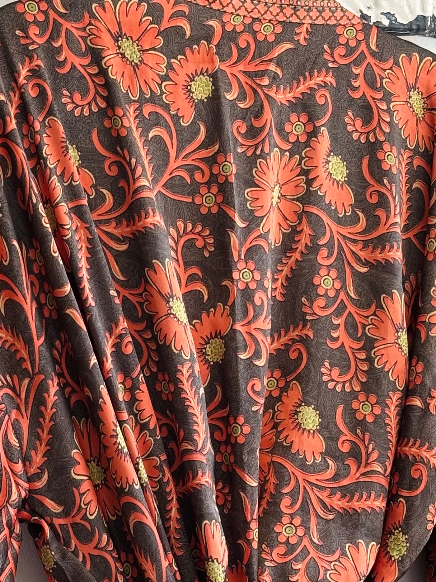 Upcycled Sari Robe - Long #B28