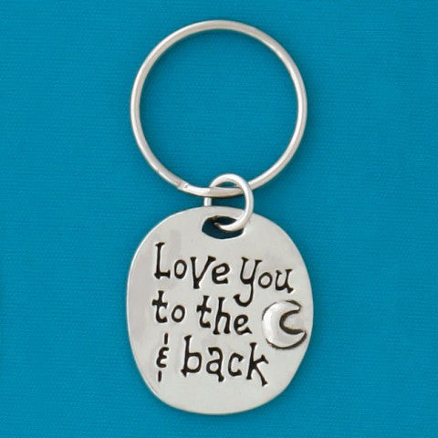 Basic Spirit Pewter Keychain
