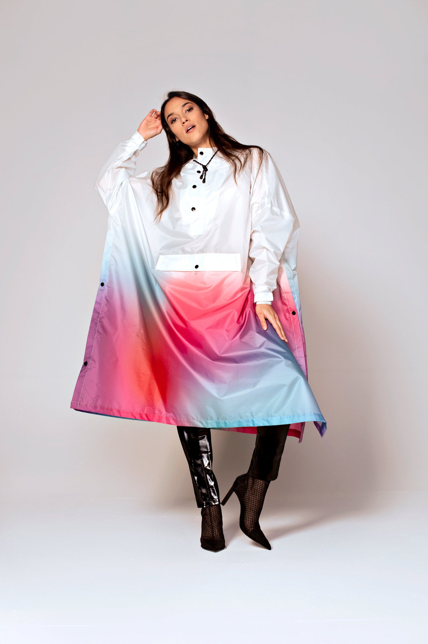 Rain Kiss Recycled Rain Poncho