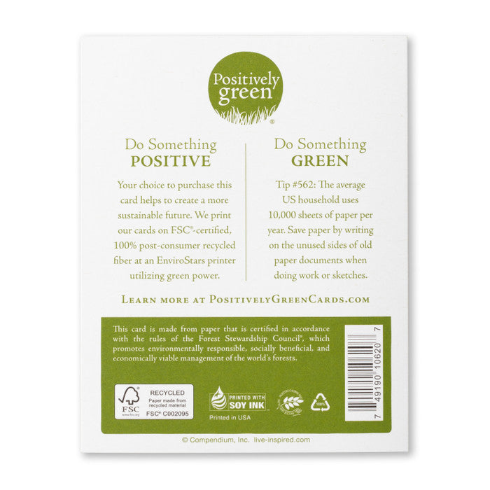 Positively Green Card - Forgive me if I don’t have all the words - Love (E. Fitzgerald)