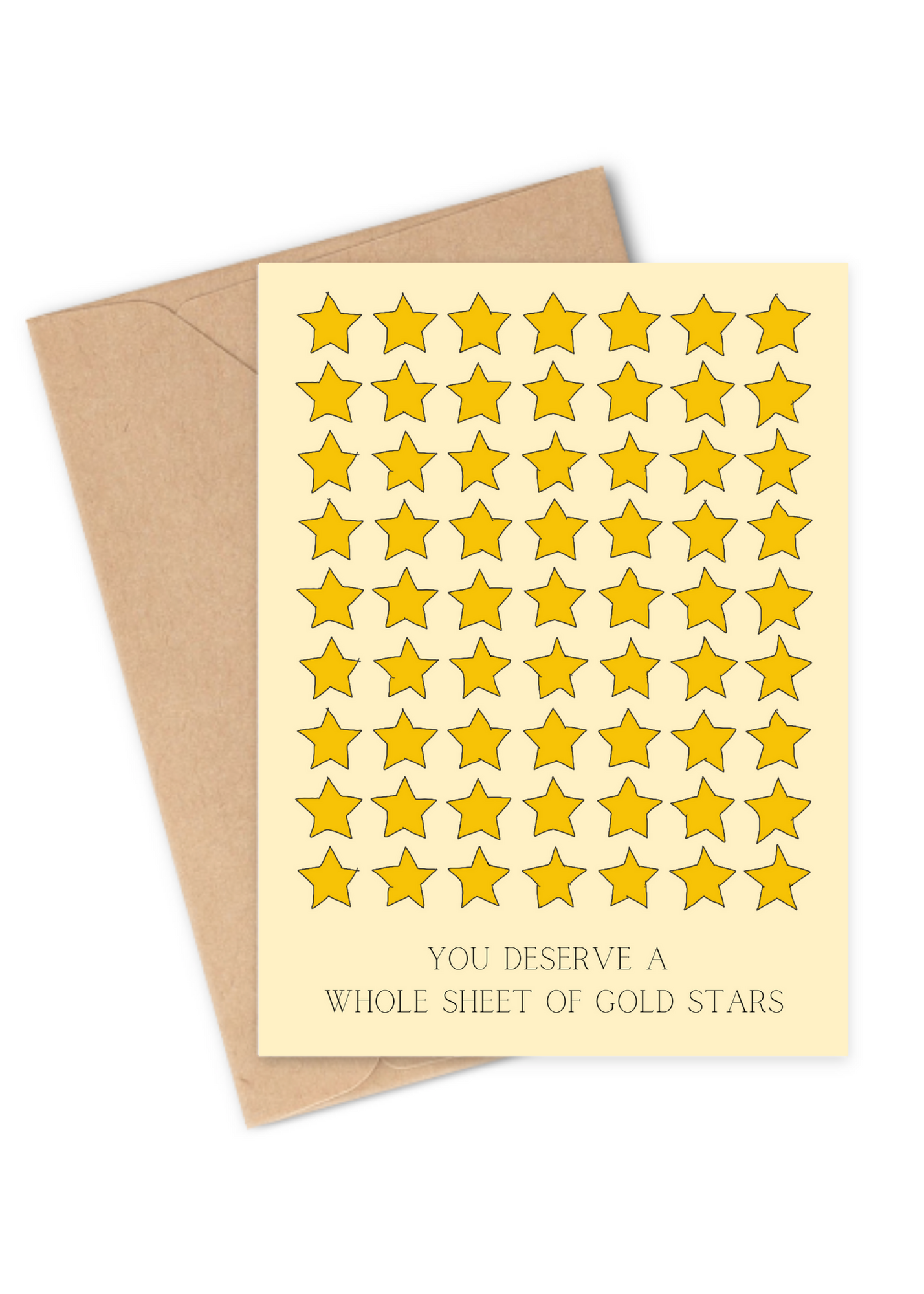 Studio CJOY Card - Gold Stars