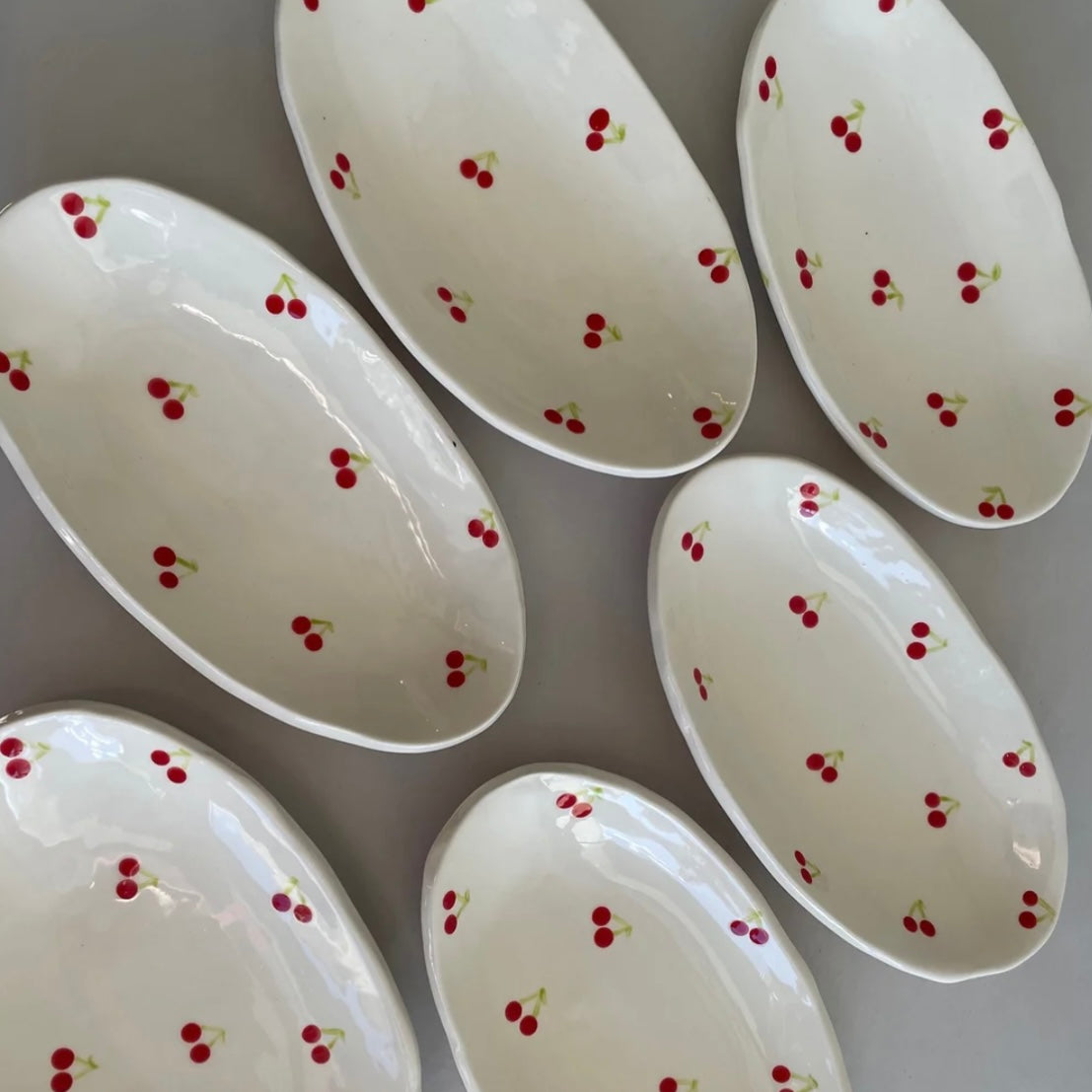 Two Lakes Pottery Ceramic Oval Trinket Dish