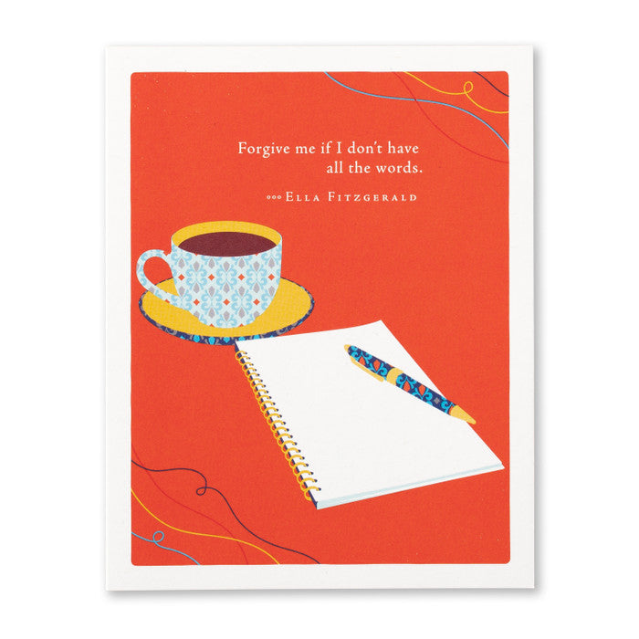 Positively Green Card - Forgive me if I don’t have all the words - Love (E. Fitzgerald)