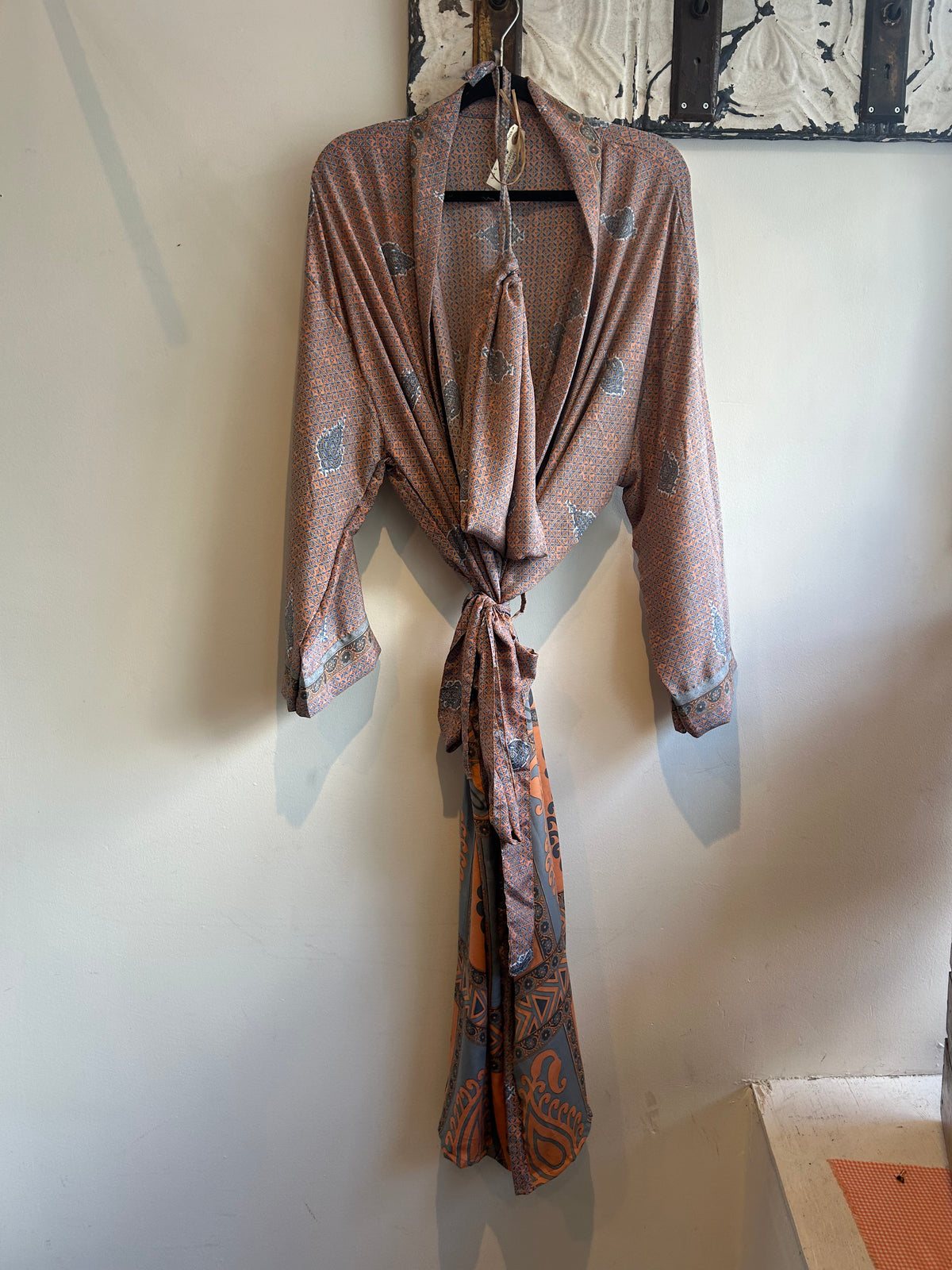 Upcycled Sari Robe - Long #A31