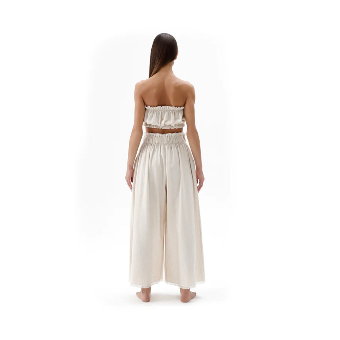 Pokoloko Linen-Cotton Palazzo Pants