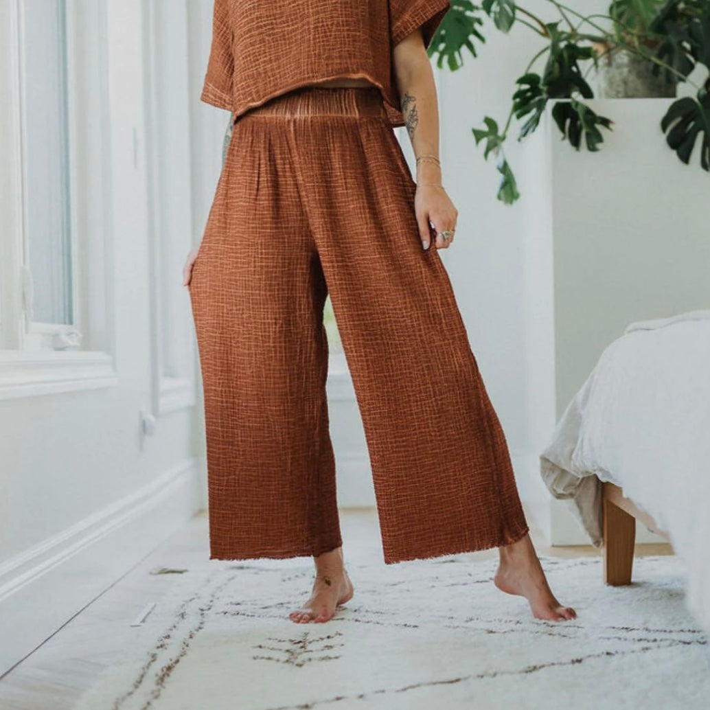 Pokoloko Crinkle Palazzo Pants