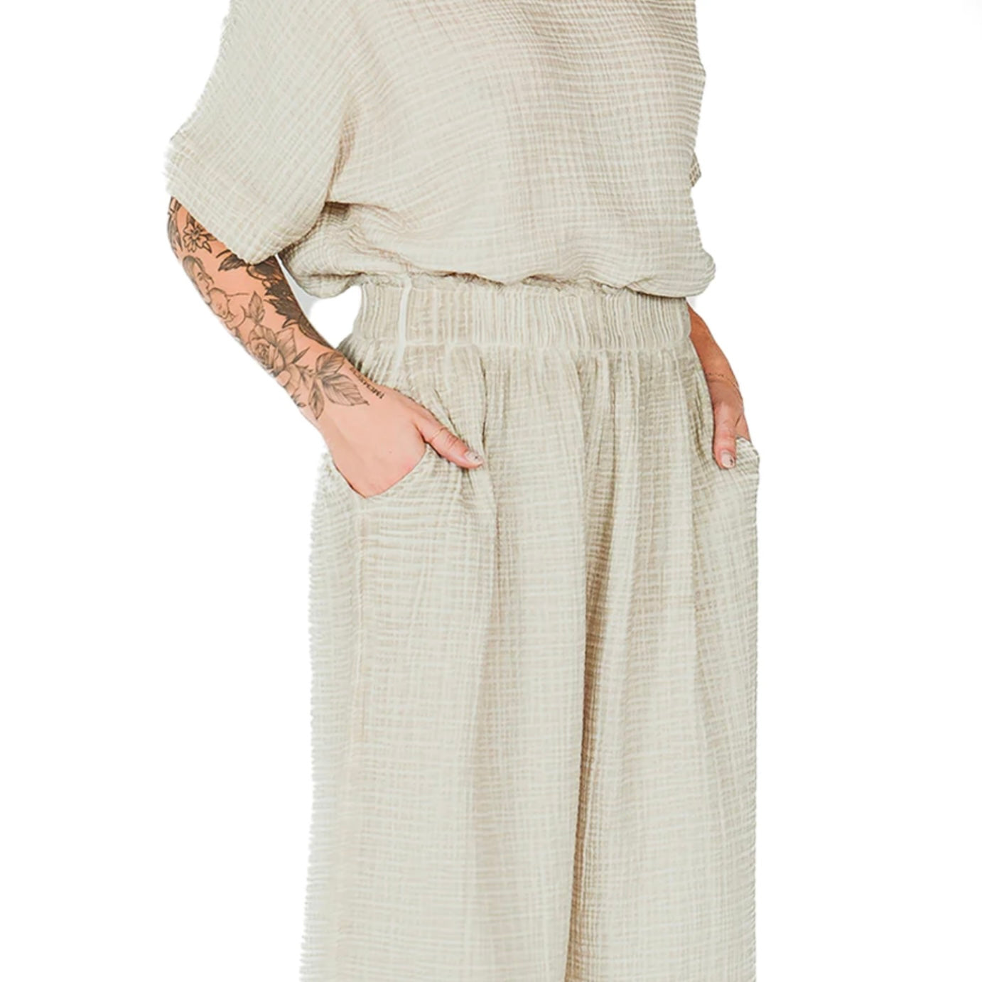 Pokoloko Crinkle Palazzo Pants