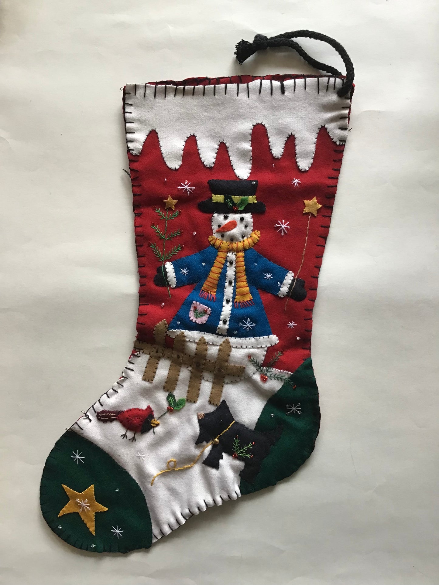 Handmade Stitch by Stitch Holiday Stocking