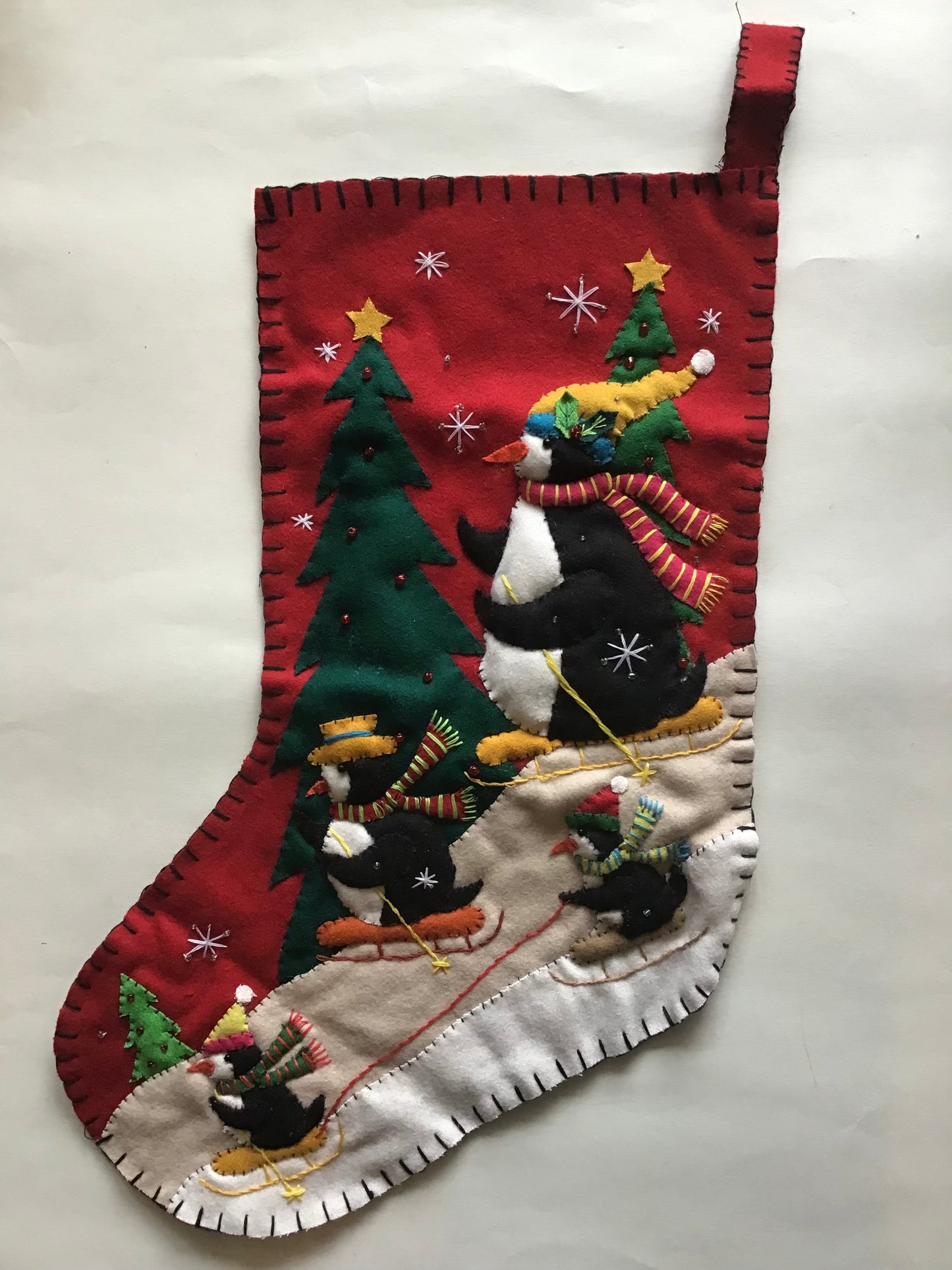 Handmade Stitch by Stitch Holiday Stocking