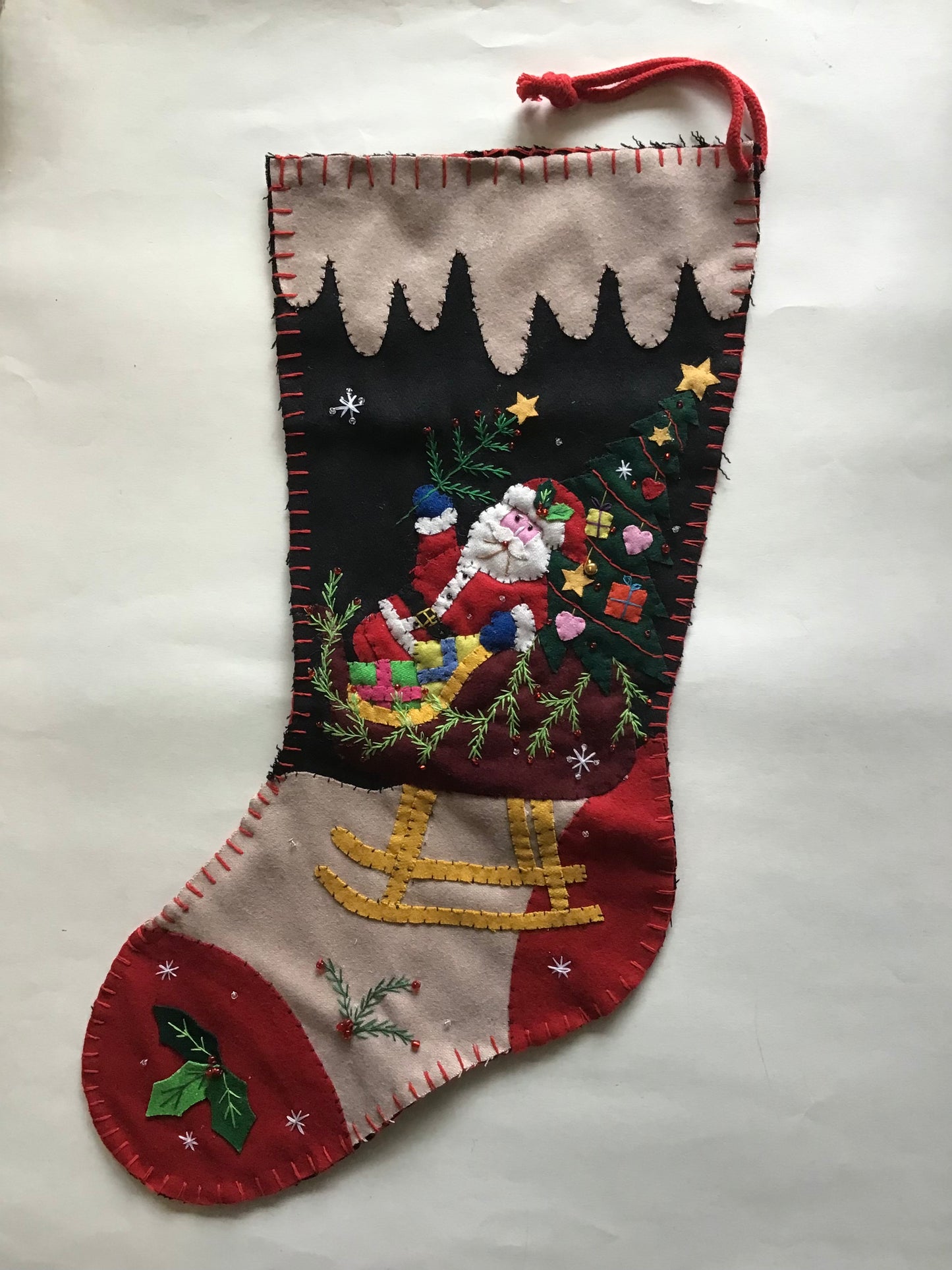 Handmade Stitch by Stitch Holiday Stocking