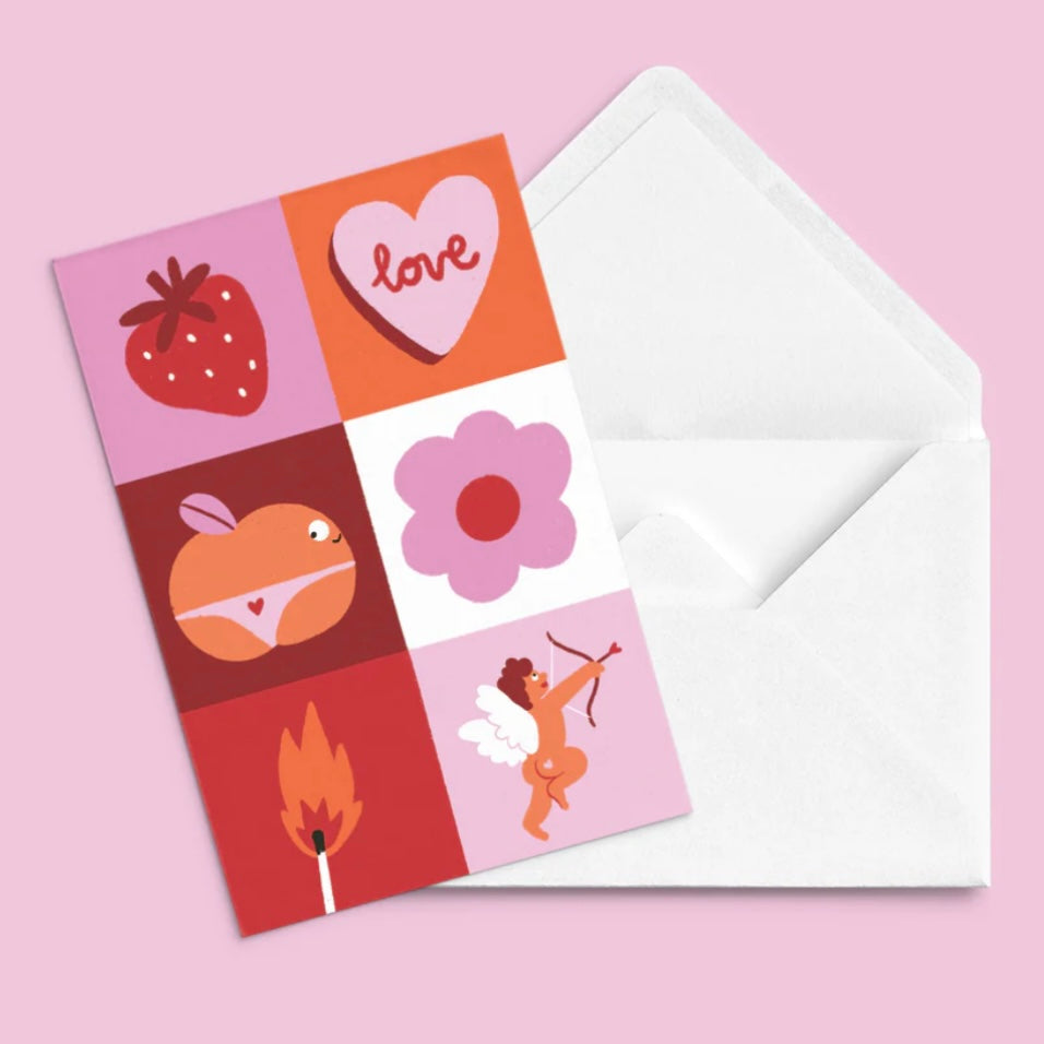 Anne Julie Dudemaine Card - Valentine Icons