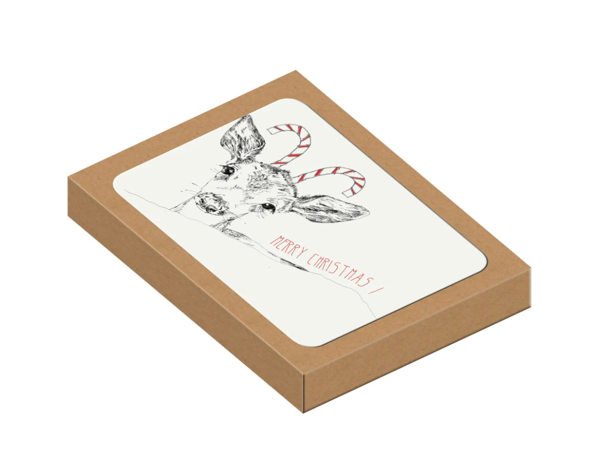 Petits Mots Cards - Candy Canes (Box Set)