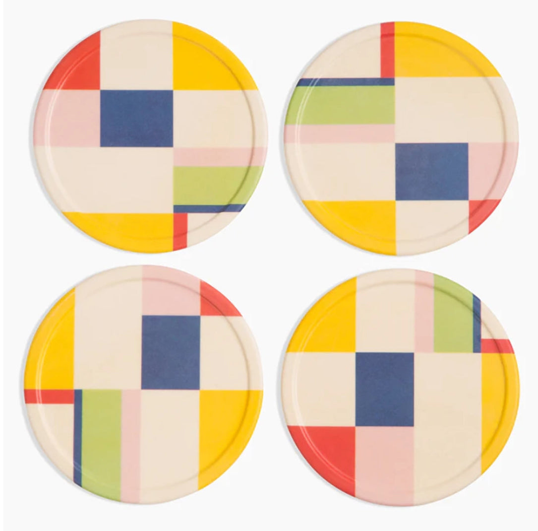 Poketo Bamboo Coaster Set