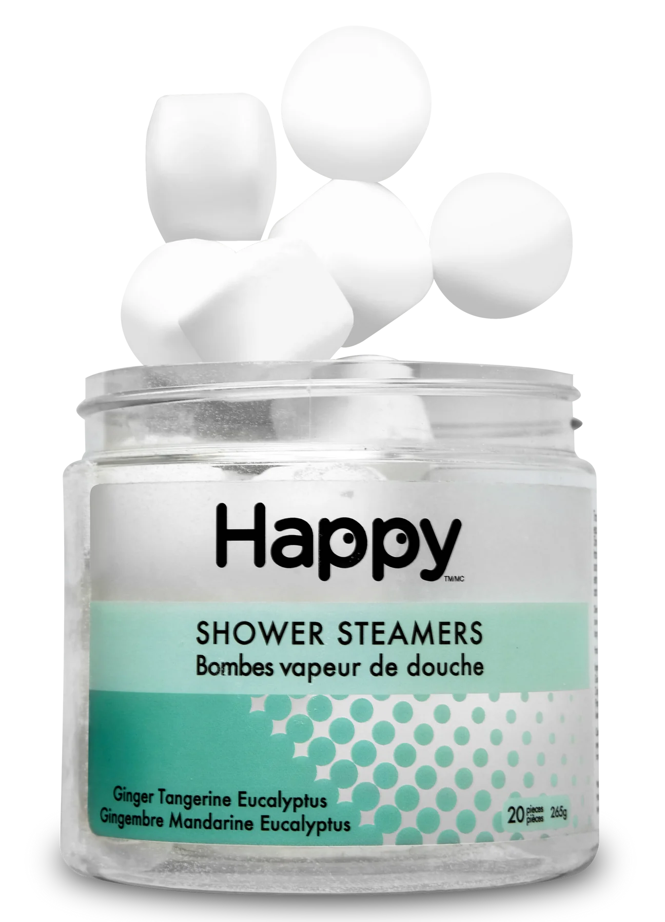 Happy Naturals - Shower Steamers - Eucalyptus Tangerine